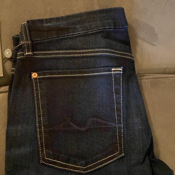 NWT 7 For All Mankind Kimmie Signature Straight With Contour Waist, 32, flawless - Picture 6 of 6